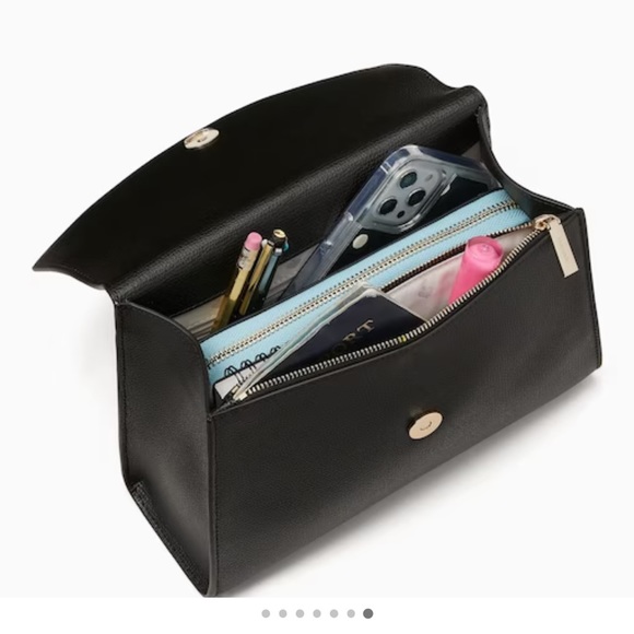 New Kate Spade Darcy Top Handle Satchel Leather Multi - Picture 3 of 4